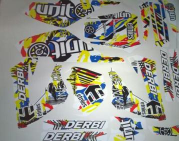 Derbi stickers (xtreme, drd, drd pro, gpr enz)