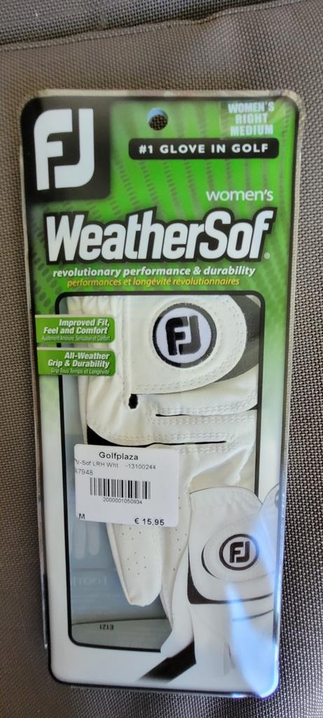 Footjoy Wheathersof golfhandschoen dames/heren links/rechts, Sport en Fitness, Golf, Nieuw, Kleding, Overige merken, Ophalen of Verzenden