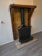 Franklin gietijzeren kachel, Ophalen, Gebruikt, Vrijstaande haard, Houthaard