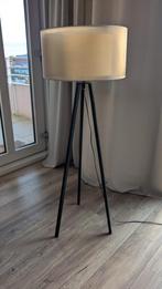 Dutch design Kloosterman Lamp beige lampenkap, zwarte poten, Huis en Inrichting, Ophalen, Zo goed als nieuw, 100 tot 150 cm