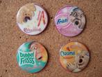 Efteling pin Fristy Chocomel Dubbel Fris en Appelsientje., Ophalen, Zo goed als nieuw, Button of Speldje