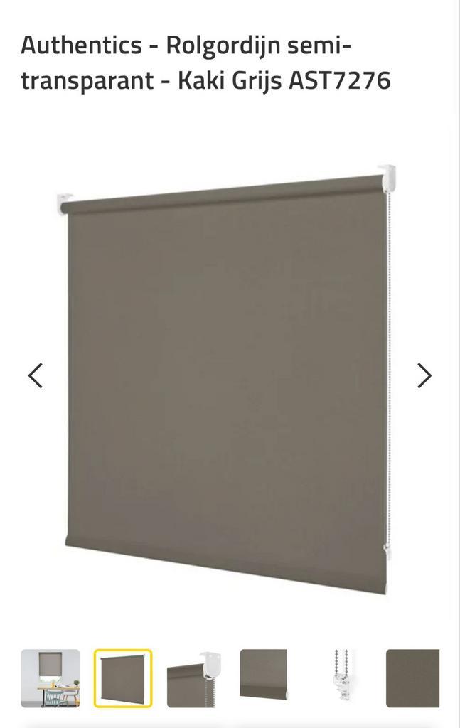 Veneta Rolgordijn - Grijs - Diverse maten beschikbaar, Huis en Inrichting, Stoffering | Gordijnen en Lamellen, Zo goed als nieuw