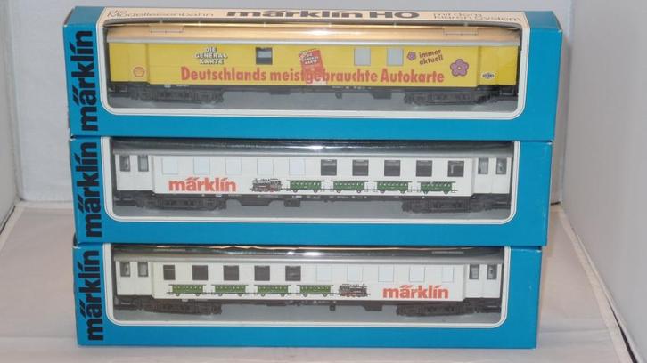Marklin tentoonstel-wagons 4121/4122 nieuw in OVP (#634), Hobby en Vrije tijd, Modeltreinen | H0, Nieuw, Wagon, Wisselstroom, Märklin