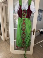 Nockstein Dirndl - Bordeaux/Mosgroen - Maat 54, Maat 46/48 (XL) of groter, Ophalen of Verzenden, Kleding, Overige thema's