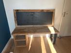 steigerhouten speeltafel bureau voor kinderen, Ophalen, Gebruikt