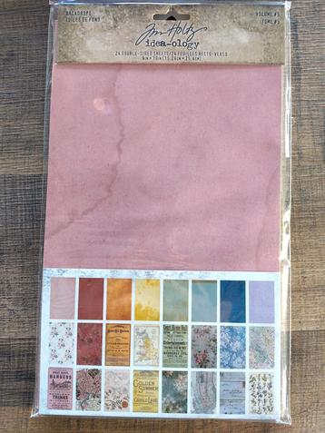 Tim Holtz Idea-ology Backdrops Volume 5 – TH94309 beschikbaar voor biedingen