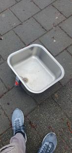 Oude wasbak 50cm ongeveer, metalic, Ophalen of Verzenden