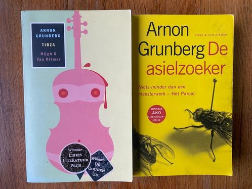 Arnon Grunberg - Tirza / De asielzoeker (set prijs €3,00), Boeken, Literatuur, Gelezen, Nederland, Ophalen of Verzenden