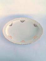 Kahla serveerschaal 32 cm, gouden decor, Oost-Duitsland 1948, Ophalen of Verzenden