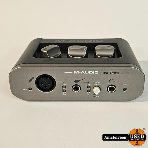 M-Audio Fast Track USB | Nette Staat, Audio, Tv en Foto, Professionele Audio-, Tv- en Video-apparatuur, Gebruikt