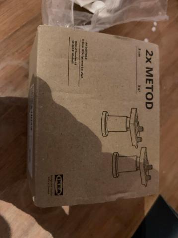 GRATIS 5x IKEA Metod pootjes - Nieuw! 8cm - afbeelding 3