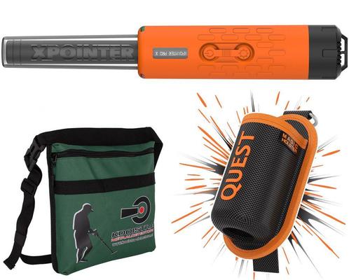 Quest XPointer Max met magic holster, Hobby en Vrije tijd, Metaaldetectors, Nieuw, 30 cm of minder, Overige merken, Discriminatie metaaldetectie