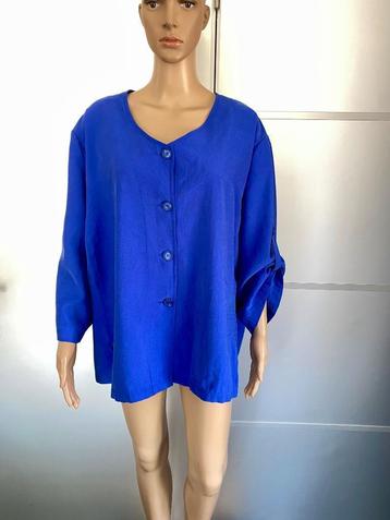 Nieuw: Mona Lisa mt. 50+56 jasje blazer colbert blauw beschikbaar voor biedingen