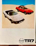 Oldtimers TRIUMPH /JAGUAR / INNOCENTI e.a. 1975 autofolder, Boeken, Auto's | Folders en Tijdschriften, Overige merken, Zo goed als nieuw
