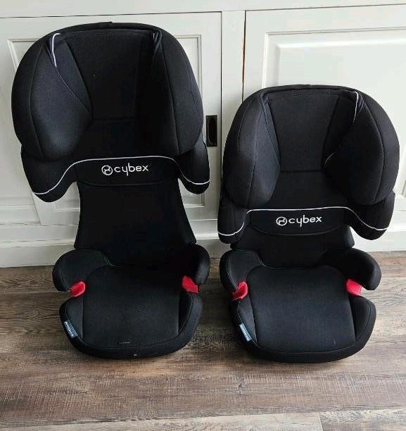 2 x ISOFIX Autostoel groep 2/3 cybex solution x-fix black, Kinderen en Baby's, Autostoeltjes, Zo goed als nieuw, Overige merken