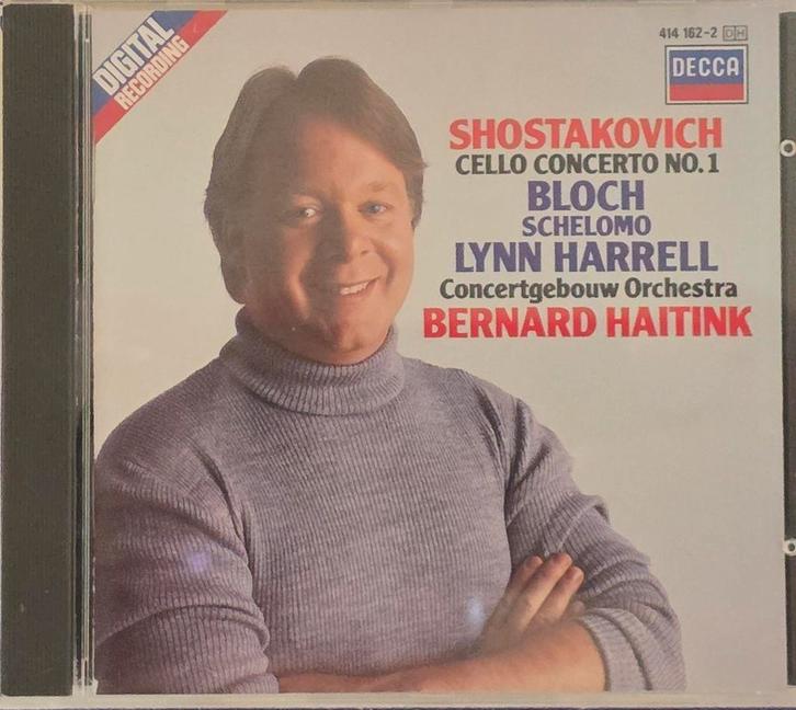 Shostakovich & Bloch - Celloconcerten - Harrell/Haitink, Cd's en Dvd's, Cd's | Klassiek, Gebruikt, Orkest of Ballet, Modernisme tot heden