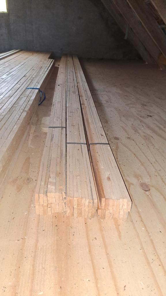 Panlatten en tengels - Diverse lengtes, Doe-het-zelf en Verbouw, Hout en Planken, Nieuw, Plank, Vuren, 300 cm of meer, Minder dan 25 mm