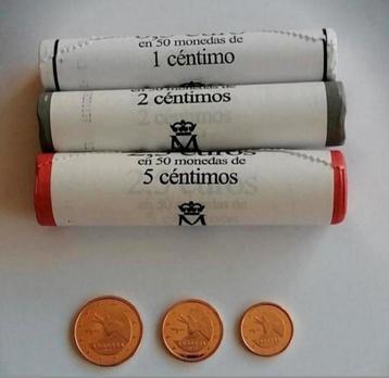 Andorra 1,2,5 Eurocent 2022 in 3 Origineel Bank Rol (150 mu beschikbaar voor biedingen