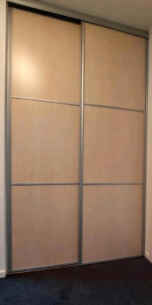 Schuifwand schuifdeuren voor kast, Doe-het-zelf en Verbouw, Deuren en Horren, Zo goed als nieuw, Binnendeur, 80 tot 100 cm, Ophalen