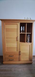 Blank eiken kast, Huis en Inrichting, Kasten | Buffetkasten, Ophalen, Gebruikt, 100 tot 150 cm, Eikenhout