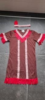 Indianen jurkje, Kinderen en Baby's, Carnavalskleding en Verkleedspullen, Meisje, Gebruikt, Ophalen of Verzenden, 122 t/m 128