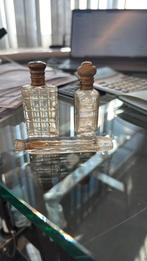 Parfumflesjes antiek 3 stuks, Antiek en Kunst, Antiek | Glas en Kristal, Ophalen of Verzenden