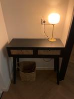 Stijlvol zwart tafeltje met lades, Huis en Inrichting, Kasten | Dressoirs, Ophalen, Overige materialen, 50 tot 100 cm, Zo goed als nieuw