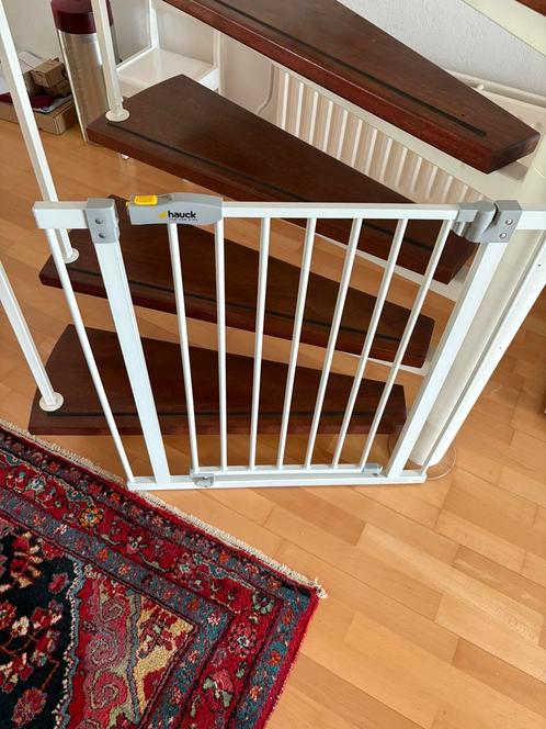 Kinderveiligheids hek merk hauck, Kinderen en Baby's, Traphekjes, Zo goed als nieuw, Klemhekje, Metaal of IJzer, 115 cm of meer