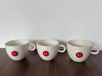 Douwe Egberts cappuccino cups 3 stuks, Huis en Inrichting, Keuken | Servies, Keramiek, Ophalen of Verzenden, Zo goed als nieuw