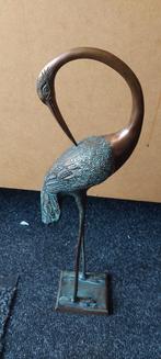 Bronzen Beeld kraanvogel, Antiek en Kunst, Kunst | Beelden en Houtsnijwerken, Ophalen