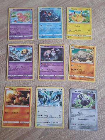 Diverse Pokemon kaarten beschikbaar voor biedingen