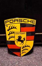 Emaille reclamebord, bordje Porsche logo., Verzamelen, Merken en Reclamevoorwerpen, Reclamebord, ., Nieuw, Ophalen of Verzenden
