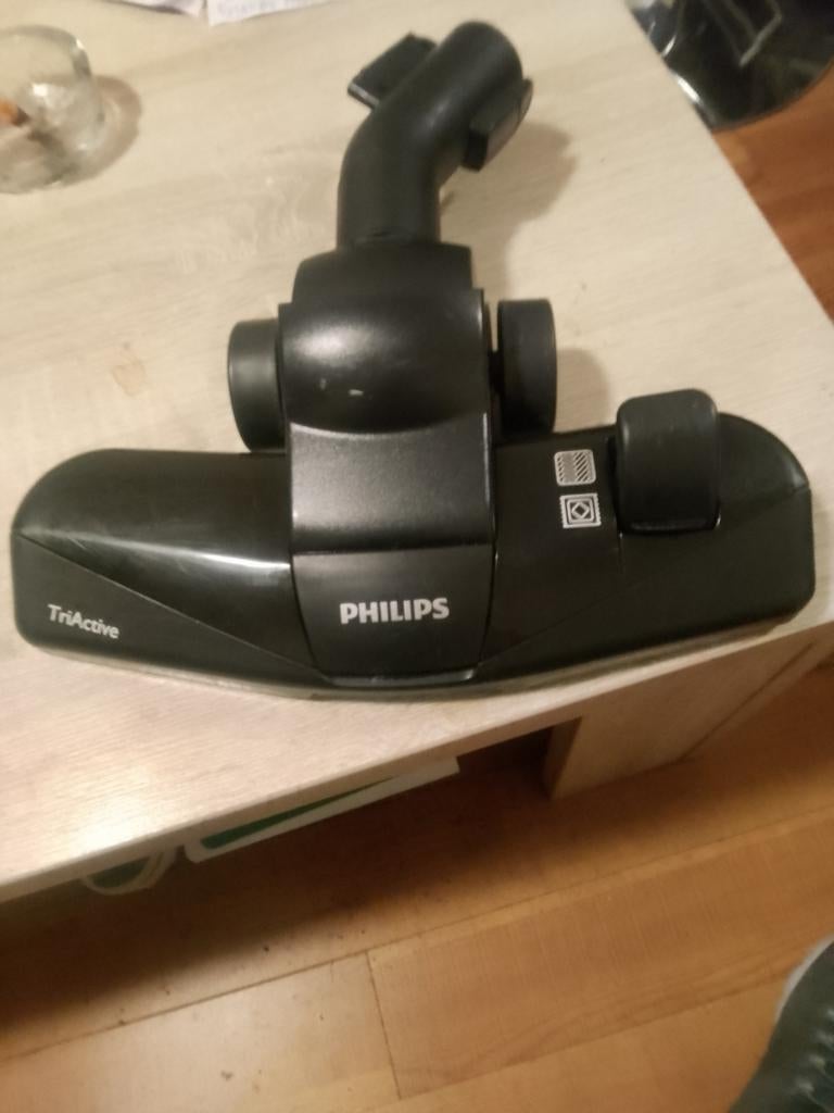 Philips triactive stofzuiger voet kleur zwart blauw, Ophalen