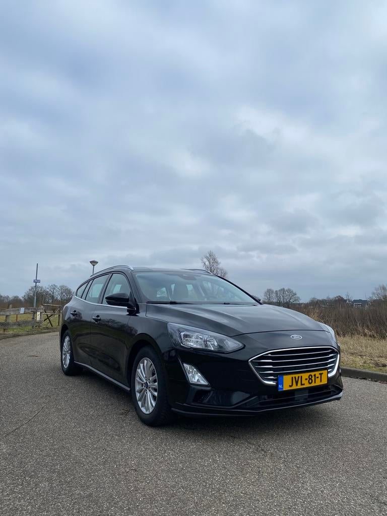 Ford Focus Wagon 1.0 Ecoboost Hybrid Titanium X Business, Stof, USB, Zwart, 19 km/l