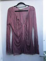 Doorzichtige top SANDWICH mt  40  donker-roze, Maat 38/40 (M), Verzenden, Nieuw, Lange mouw