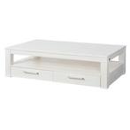 Jan des Bouvrie Salontafel Wit, Ophalen, Gebruikt, Minder dan 50 cm, Overige houtsoorten
