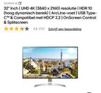 LG monitor 32" 4K 32UD99-W, Computers en Software, Monitoren, 61 t/m 100 Hz, Ingebouwde speakers, LG, Ophalen