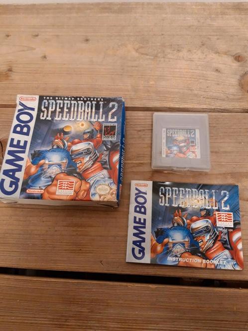 Speedball 2 gameboy classic boxed, Spelcomputers en Games, Games | Nintendo Game Boy, Zo goed als nieuw, 1 speler, Vanaf 3 jaar