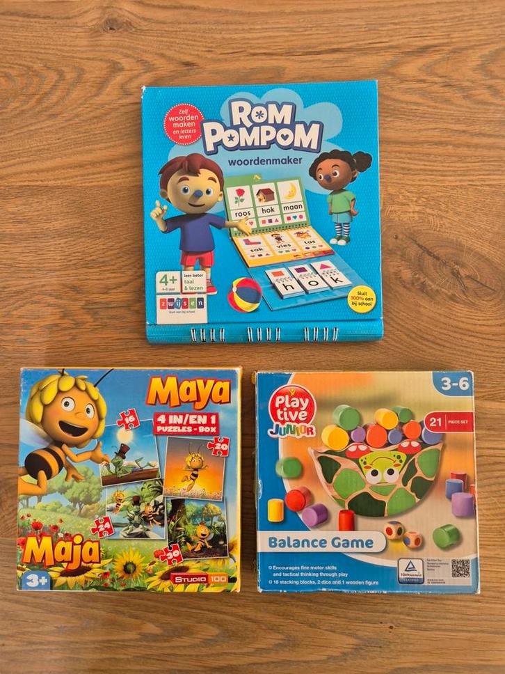 3 x leerzame speelgoed voor kinderen vanaf 3 jaar, Kinderen en Baby's, Speelgoed | Educatief en Creatief, Ophalen of Verzenden