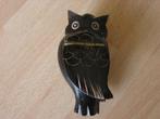 Vintage pillendoosje uiltje van hoorn., Antiek en Kunst, Ophalen of Verzenden