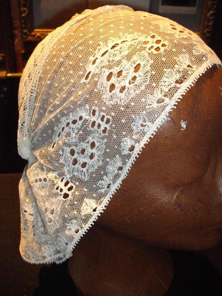 *** Floddermuts Klederdracht - Gebreide Bol ***, Antiek en Kunst, Antiek | Kleding en Accessoires, Dames, Verzenden