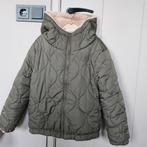 like flo reversible jas groen 128 8 meisje bont winterjas, Meisje, Ophalen of Verzenden, Zo goed als nieuw, Like flo