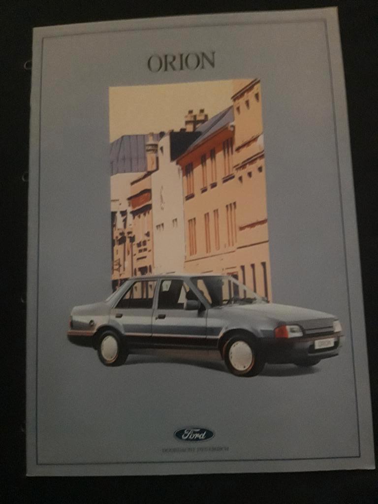 Folder Ford Orion modeljaar 1990 - incl CVT Transmatic, Ophalen of Verzenden, Zo goed als nieuw, Ford