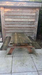 Houten picknicktafel gratis op te halen, Tuin en Terras, Picknicktafels, Ophalen