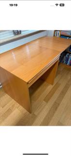 Houten Eettafel / Bureau Beuken, Huis en Inrichting, Tafels | Eettafels, Ophalen, Gebruikt, 100 tot 150 cm, Eikenhout