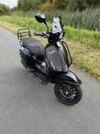 Vespa sprint S mat zwart E5 iget 2022, Fietsen en Brommers, Scooters | Vespa, Ophalen, Maximaal 45 km/u, Vespa S, 49 cc