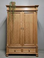 Antieke brocante grenen meidenkast vintage linnenkast kast, Ophalen of Verzenden
