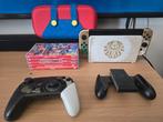 Nintendo Switch OLED Zelda editie - compleet, Met games, Met 2 controllers, Zo goed als nieuw, Switch OLED