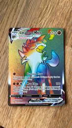 Lycanroc V-max rainbow met sleeve en hardsleeve, Hobby en Vrije tijd, Ophalen of Verzenden, Zo goed als nieuw, Losse kaart