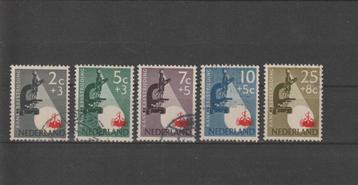 Nederland 1955, NVPH 661 t/m 665, Gestempeld. beschikbaar voor biedingen